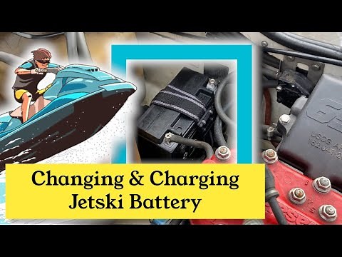 JETSKI BATTERY. Changing and or charging with a STANLEY FATMAX charger.