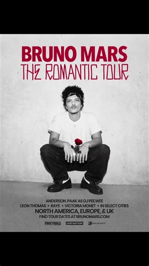 Alright everyone vegas is finally getting attention cuz bruno mars has announced his 2026