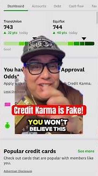 Credit Karma is a Scam! #shorts #credit #money #finance #creditscore #fico #ficoscore