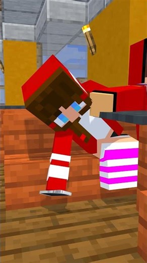 POV : You Troll your GF - JJ and Mikey Maizen Minecraft Animation #maizen #minecraft #shorts