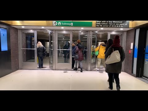 NYC - Port Authority Bus Terminal to Hudson Yards via Subway