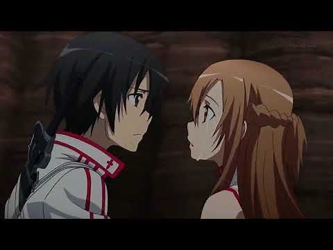 Sword Art Online | Kirito & Asuna primer beso (Sub Español)