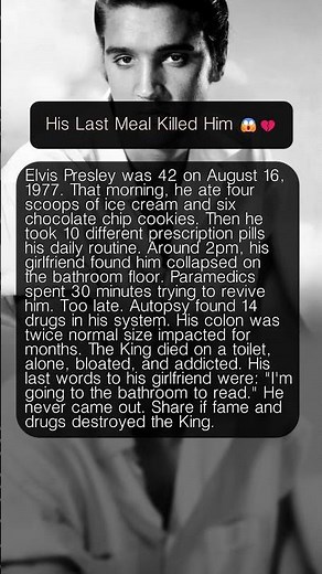 His Last Meal Killed Him 😱💔