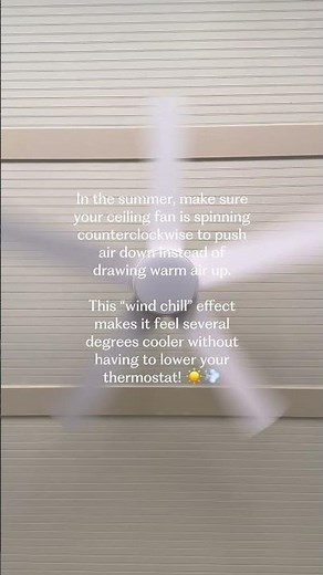 Cooling Ceiling Fan Hack