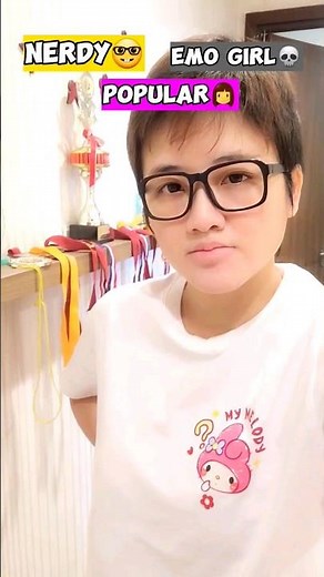 POV: The Nerd Becomes Popular #school #makeover