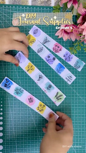 Episode 4 of DIY Journal Supplies 🤍✨| Aesthetic Stickers | #journaling #stickers #aestheticstickers