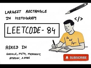 LeetCode 84 | Largest Rectangle in Histogram | 🔥 BEST Monotonic Stack Trick | MAANG Prep | O(N)
