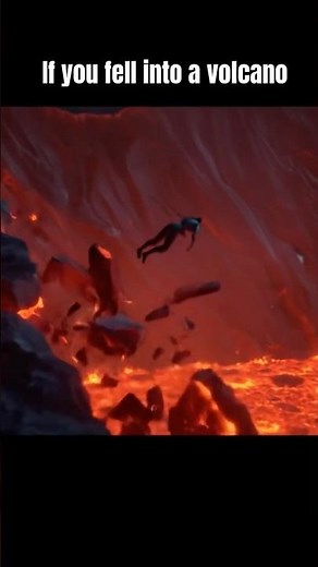 What REALLY Happens If You Fall Into Lava #science #physics #funny