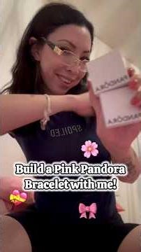 new charms + build my pink Pandora charm bracelet! 💕 @TheOfficialPandora #pandora #pandoracharm