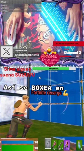 ¡NO PUDO ESCAPAR! Lo BOXEÉ sin parar en Fortnite Recarga 💥