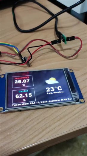 ESP8266 Nextion Display Project: Work in Progress