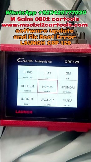 Launch Crp 129 Software update | #ecutools #automobile #genuinereview #launchscanner #smartphone