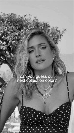 can you guess our next collection color? 👀 answer before the video ends, no cheating!! 🤭 #uncommonjames #summerjewelry