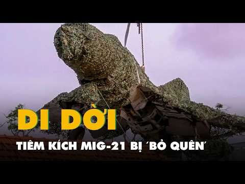 Video showing the entire process of relocating the 'abandoned' MiG-21 fighter jet in Ca Mau.