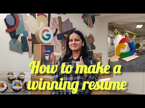 How to Make a Winning Resume for a Google Internship 🚀 | Tips & Examples