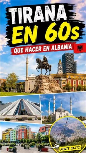 10 IMPERDIBLES 🇦🇱 ¿QUÉ VER en TIRANA? 🤔 #shorts