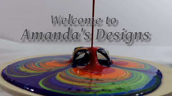 Gorgeous Dutch Pour With Flowing Color | Acrylic Pouring Technique