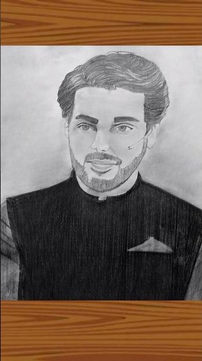 Realistic Male Portrait Drawing | Pencil Sketch Art | Star Art Academy#Shorts