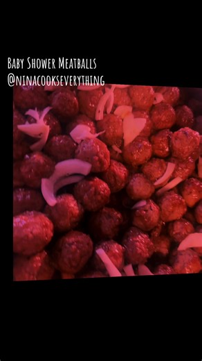 Baby Shower Meatballs🤤😋