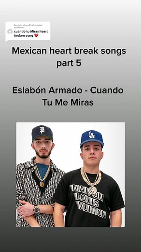 Reply to @eliseo2010pineda #music #fyp #mexican #love #heartbroken💔 #eslabonarmado Mexican heart break music part 5