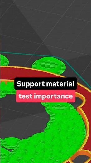 3D printed support part tuning lessons