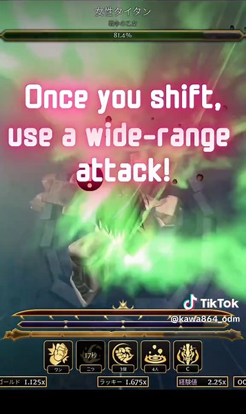 The numbers in the thumbnail reflect the values when using Gold and XP Potions! I forgot to mention it in the video.😇 #進撃の巨人 #Roblox #AoTR #AttackonTitanRevolution