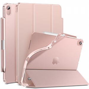 IPad Air 4 Case with Frosted Translucent Back &Pencil Holder