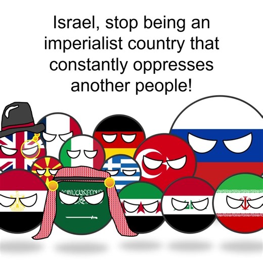 Imperialism | #israel #iran #russia #uk #turkey #countryballs #history #animation #shorts #fyp