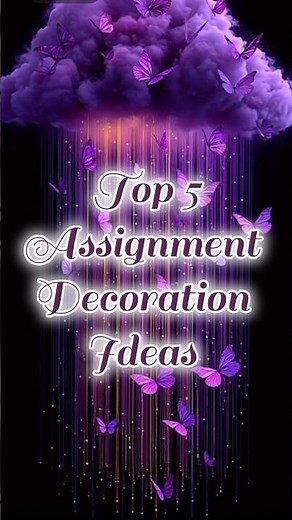 5 easy BORDER DESIGNS/PROJECT WORK DESIGNS/CORNER AND SIDE BORDER DESIGN