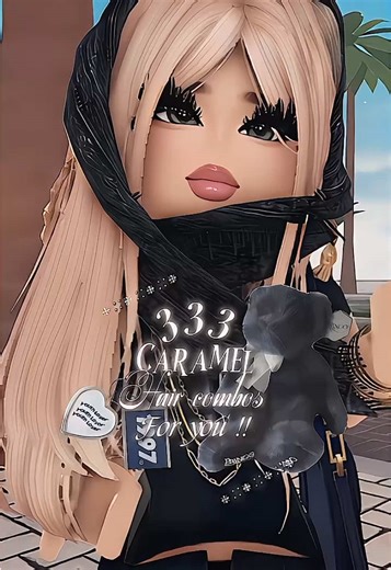 3 Caramel Hair Combos for Roblox Styles