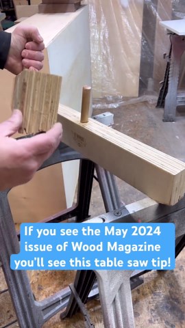 Table saw sled push stick increases safety and accuracy #woodworking #workshop #tools