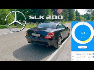 2004 Mercedes Benz SLK 200 0-100km/h ACCELERATION R171