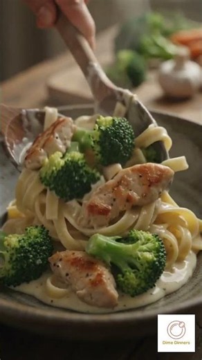 Chicken Broccoli Alfredo – Creamy Easy Weeknight Dinner 🍝🧀