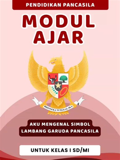 📘 Modul Ajar Pendidikan Pancasila Kelas 1 (Fase A): Bab Aku Mengenal Indonesia Subbab Aku Mengenal Simbol Lambang Garuda Pancasila 📚 Pendekatan: Deep Learning 🔊 Model Pembelajaran: Problem Based Learning (PBL) #modulajardeeplearning #modulukin #fyp #guruSD