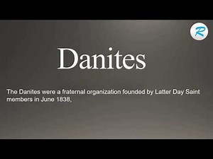 How to pronounce Danites