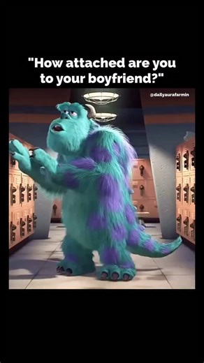 Daily Aura Farming on Instagram: "Wait for it 😭 Monsters, Inc. (2001) Fun Fact: The movie originally planned for Boo to be a boy, but Pixar changed it to a little girl after recording real toddler sounds that felt more natural and emotional 🥹💙 The story flips the idea of monsters being scary — instead, they’re terrified of kids. With heartwarming friendship between Sulley and Mike, the film became one of Pixar’s most beloved classics and helped prove animated movies could be emotional for all