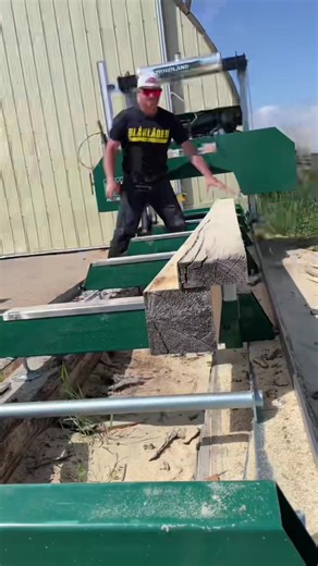 20M views · 10K reactions | Cutting some dimensional pieces I need out of an old beam | The Dusty Lumber Co. | Facebook