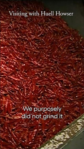 Grinding these Hot Peppers Requires PPE | Visiting with Huell Howser