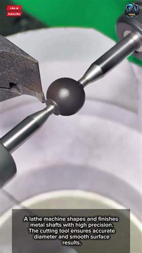 Precision Tool Lathe Machine for Metal Shaft Finishing#tool