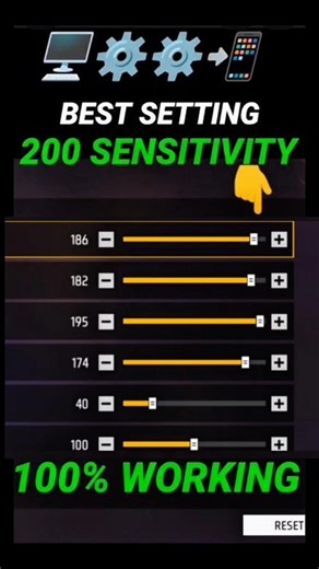 Free Fire Headshot Sensitivity Setting ⚙️ ✅ Desert Eagle Best Sensitivity || Free Fire 🔥 #freefire