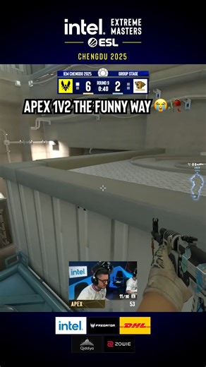 apEX is just playing with his food 🤡 #IEM | Intel Extreme Masters
