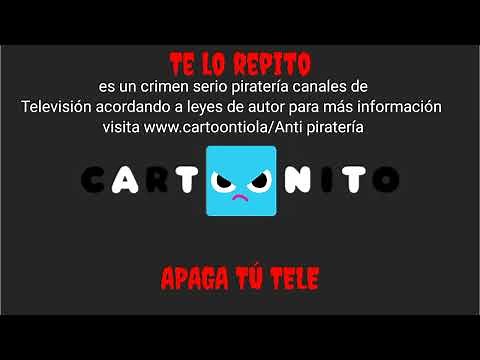 Pantalla Anti piratería Cartoonito LA Marzo 2022 (totally real and rare)