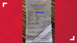 Server gets $2,000 tip, but restaurant says it can't process a tip that big