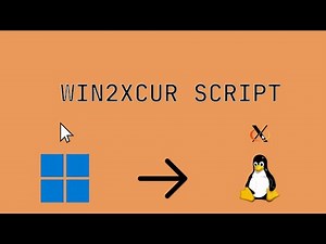 How to convert Windows Cursor to Linux