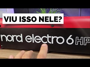Nord Electro 6 HP Conexões, Dimensões, Peso, Teclas e Detalhes.