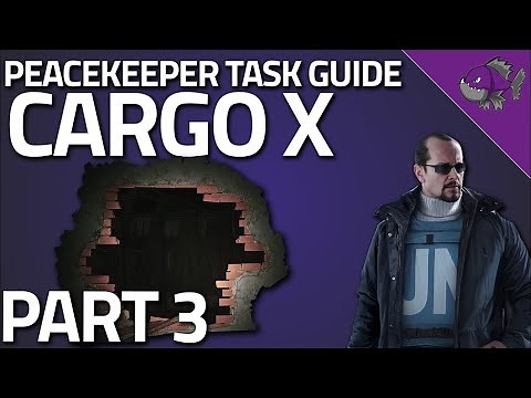 Cargo X Part 3 - Peacekeeper Task Guide - Escape From Tarkov