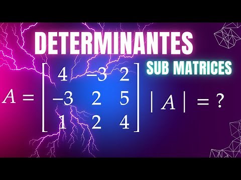 DETERMINANTES POR SUBMATRIZ