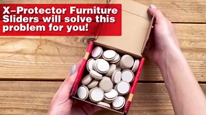 X-PROTECTOR Chair Sliders – 24 pcs 2" Furniture Sliders for Carpet – Self-Adhesive Furniture Moving Pads – Premium Chair Leg Floor Protectors – Slide Effortlessly with Chair Pads & Protect Floors!