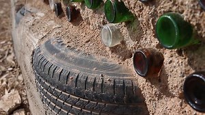 Earthship living near Taos