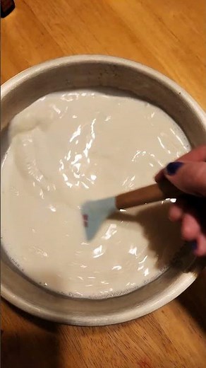 Trying out a new ice cream recipe in the Kitchenaid #icecream #kitchenaid #homemadeicecream